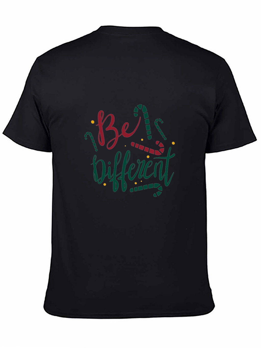 Be Different Christmas Candy Cane T-Shirt