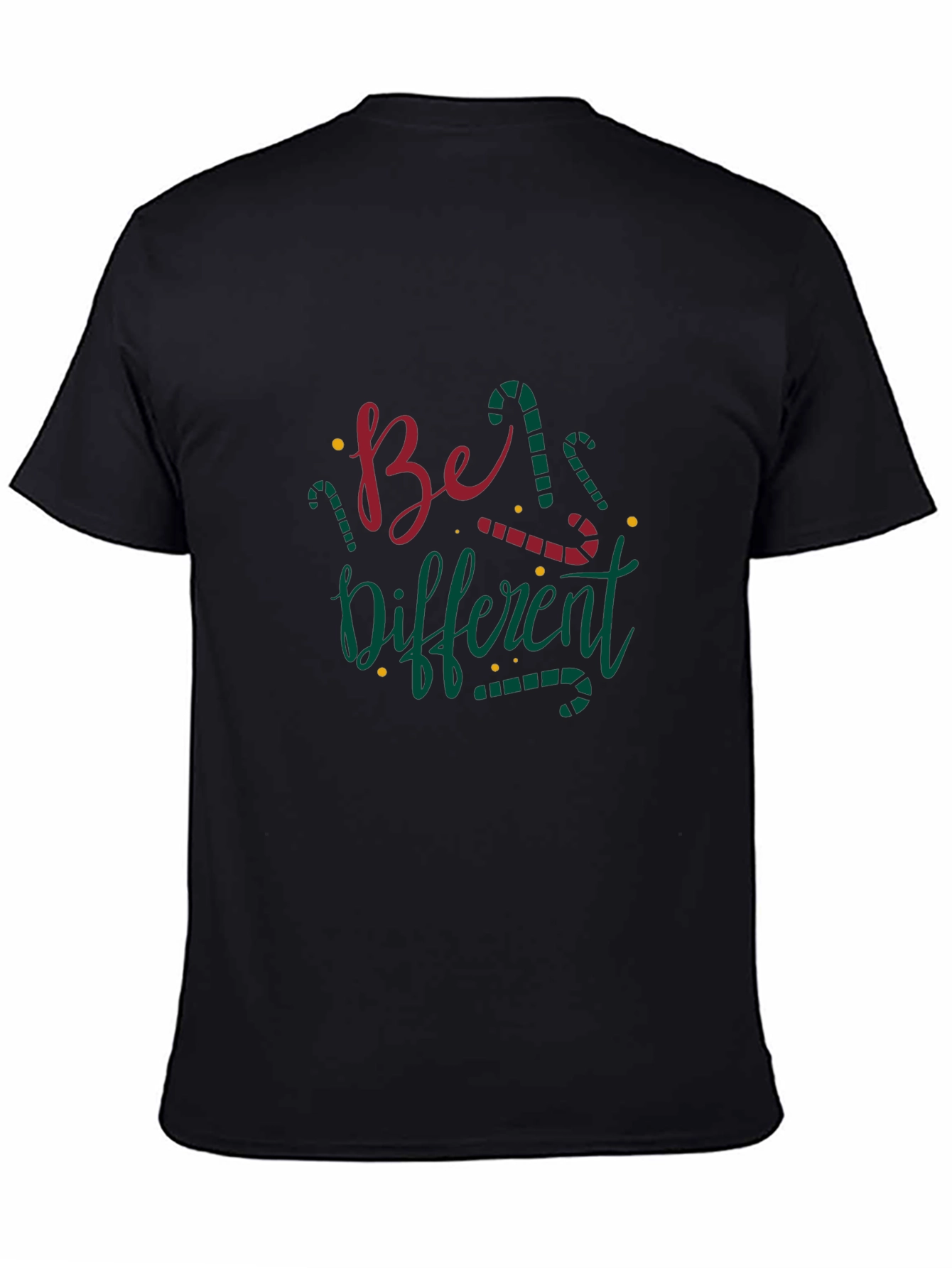 Be Different Christmas Candy Cane T-Shirt