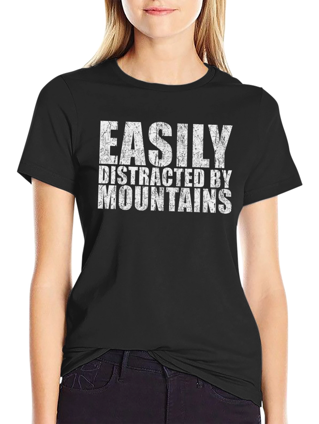 Easily Distracted by Mountains T-Shirt