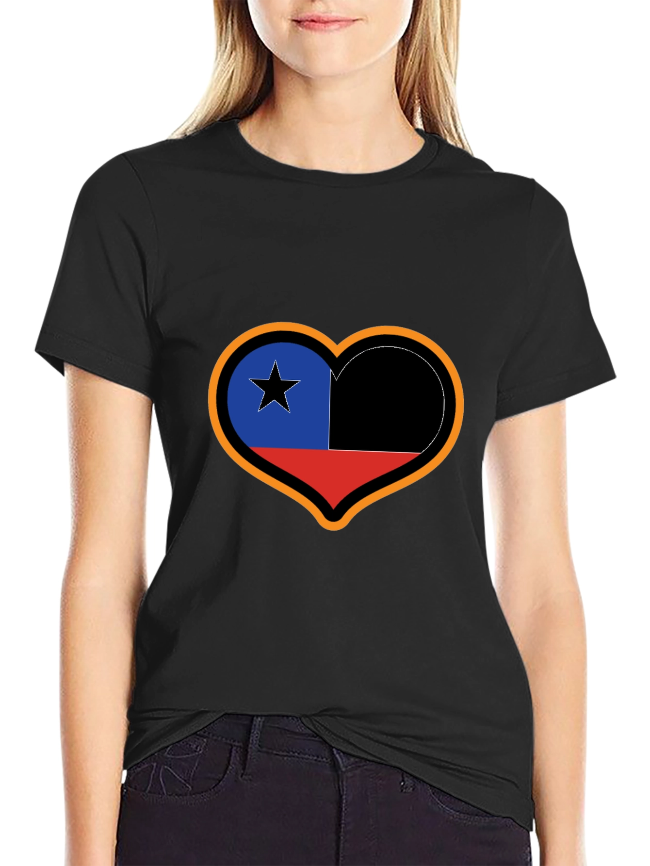 Chile Heart Flag T-Shirt
