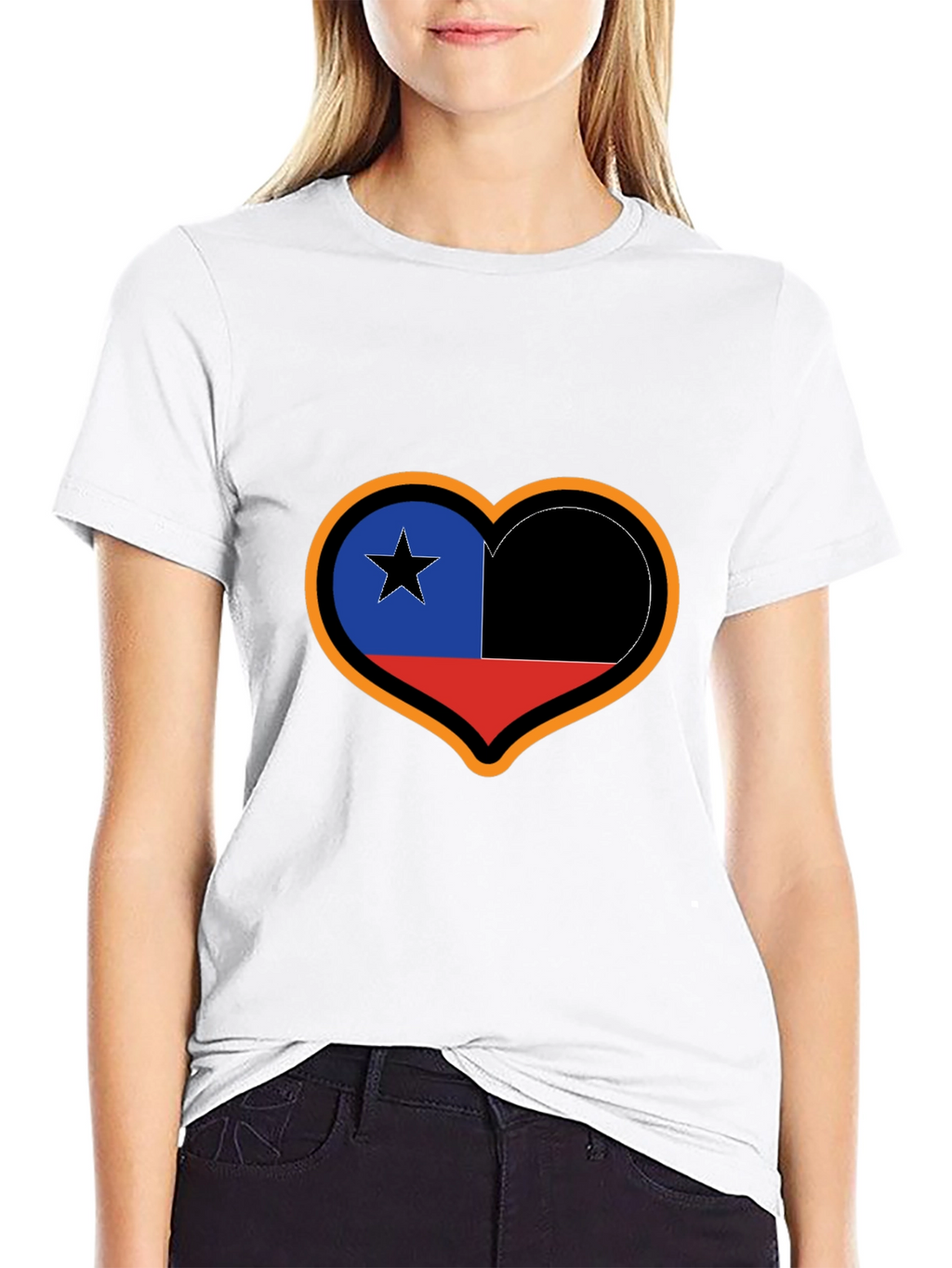 Chile Heart Flag T-Shirt