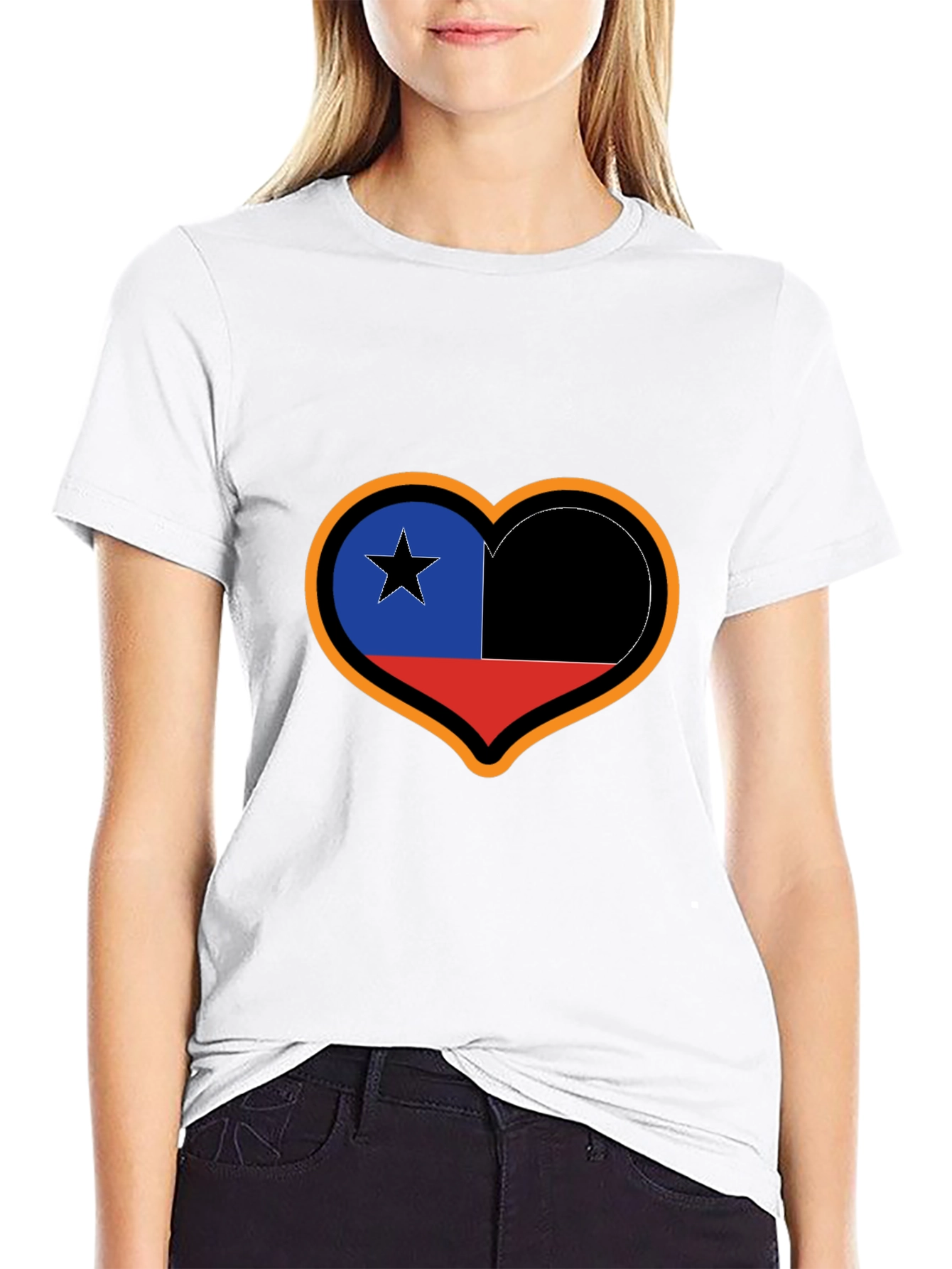 Chile Heart Flag T-Shirt