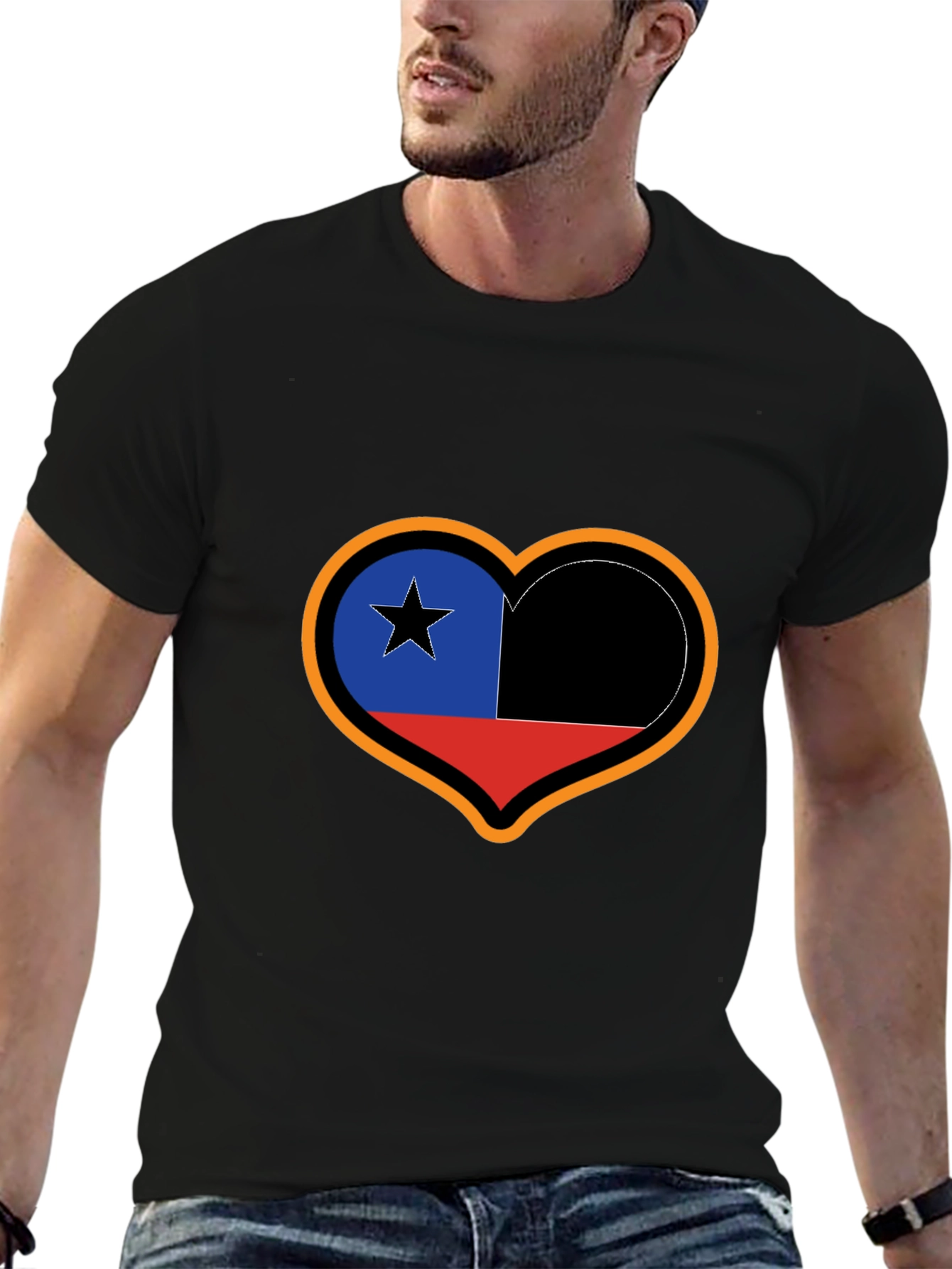 Chile Heart Flag T-Shirt
