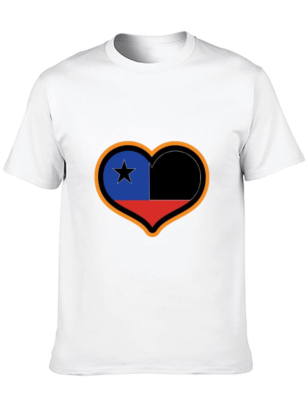 Chile Heart Flag T-Shirt