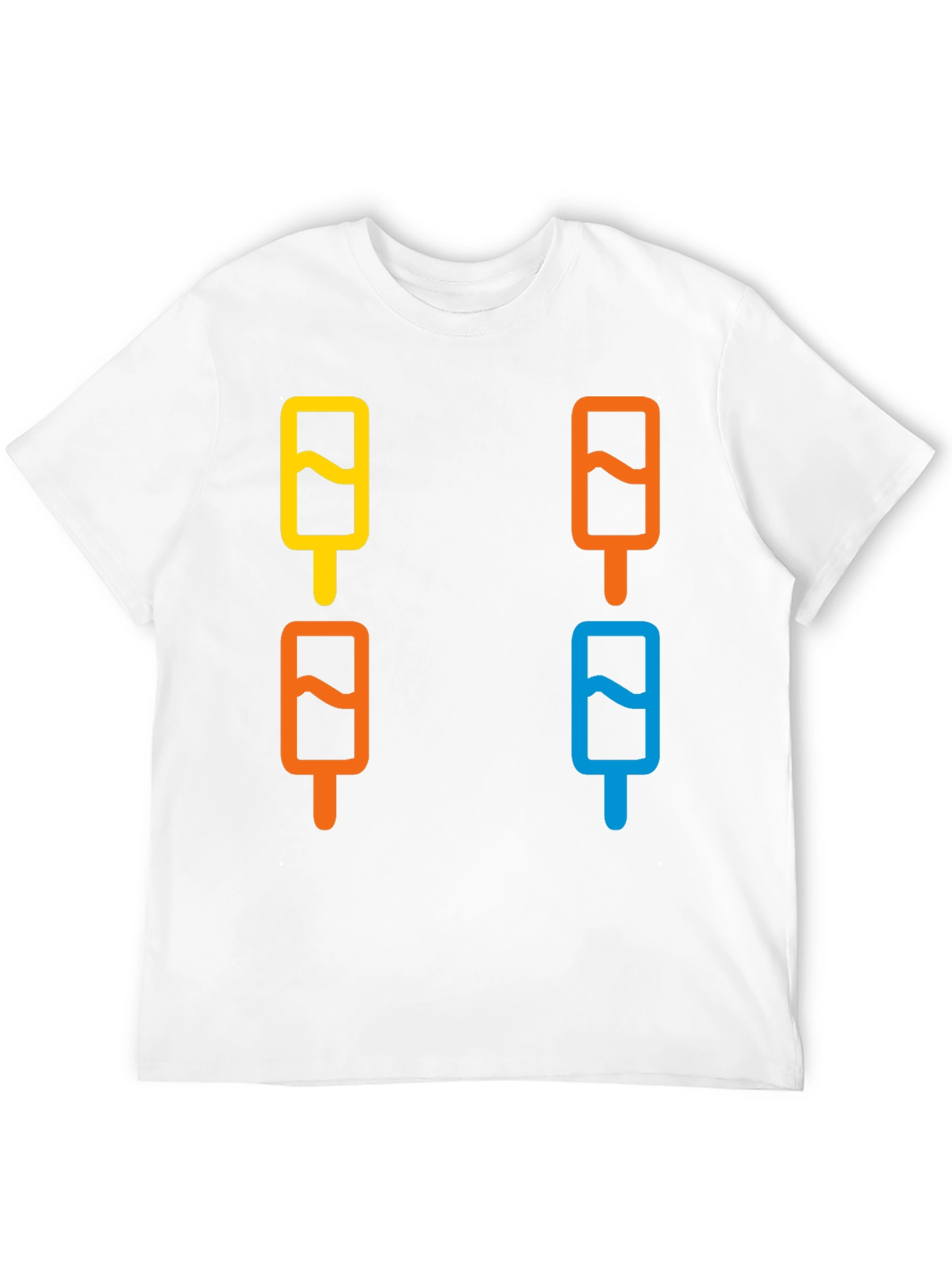 Cool Popsicle Graphic Tee - Fun Summer Style