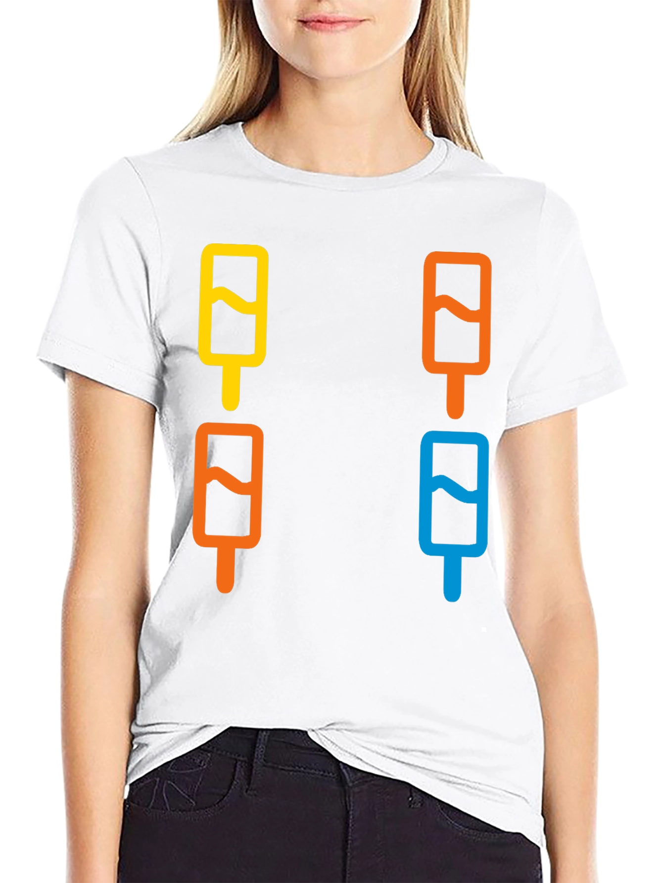 Cool Popsicle Graphic Tee - Fun Summer Style