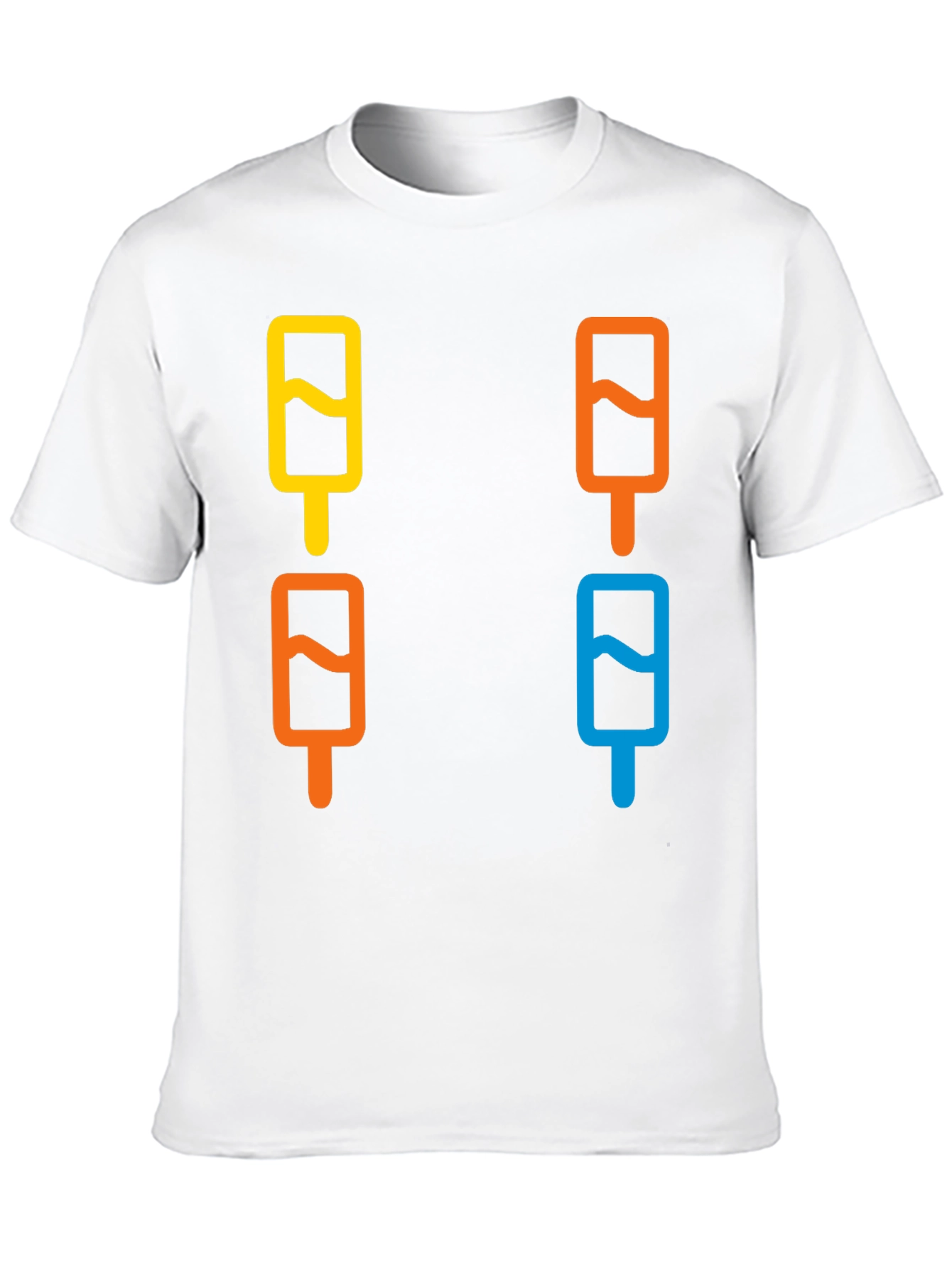 Cool Popsicle Graphic Tee - Fun Summer Style