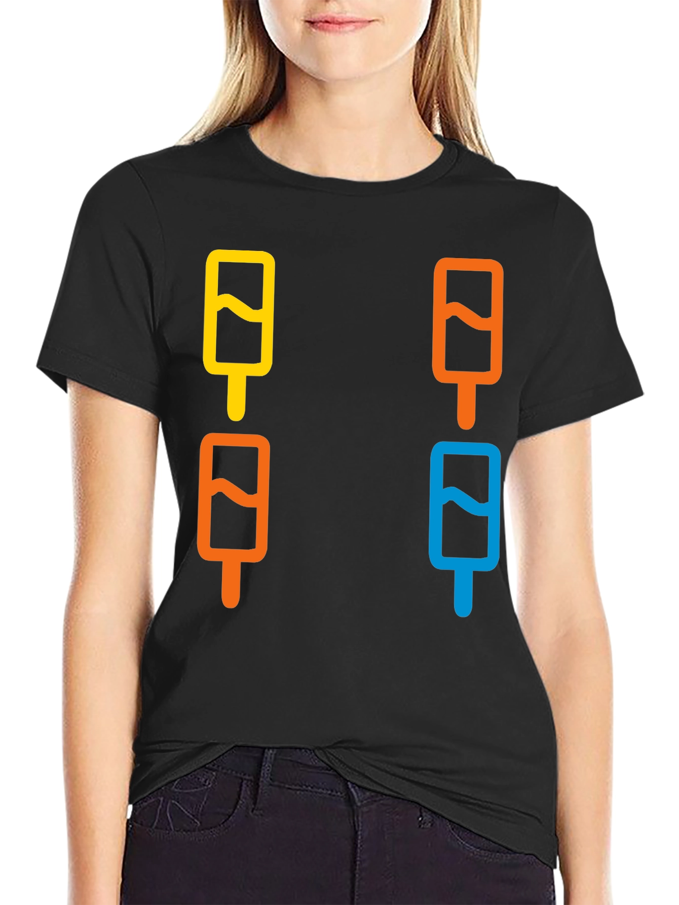 Cool Popsicle Graphic Tee - Fun Summer Style