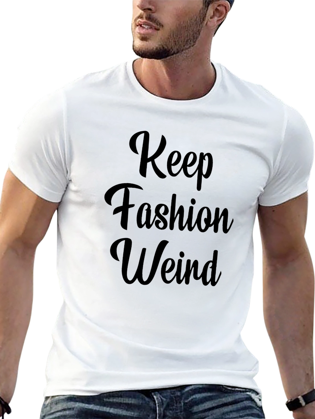 Keep Fashion Weird Graphic Tee - Stylish Comfort
