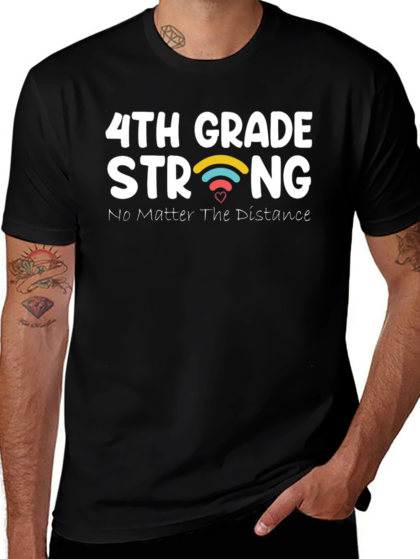 4th Grade Strong T-Shirt - Distance Learning