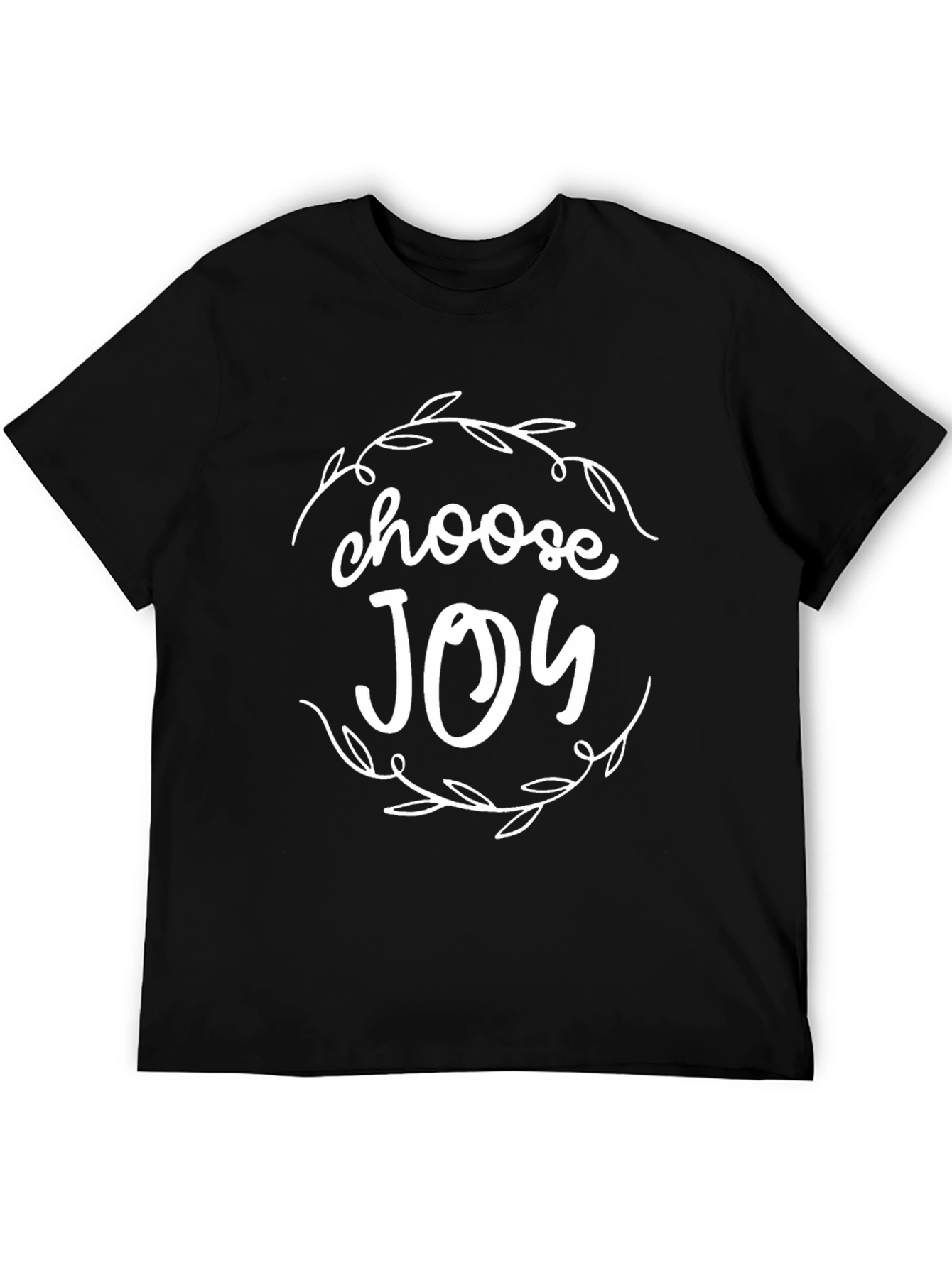 Choose Joy Black Graphic Tee