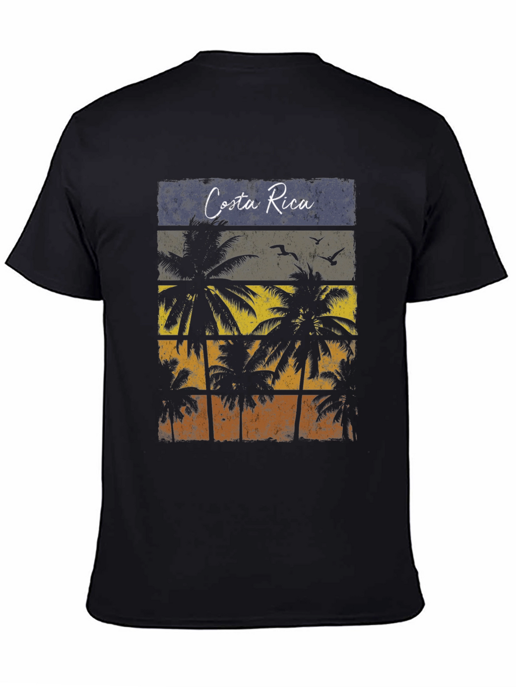 Costa Rica Palms Retro T-Shirt