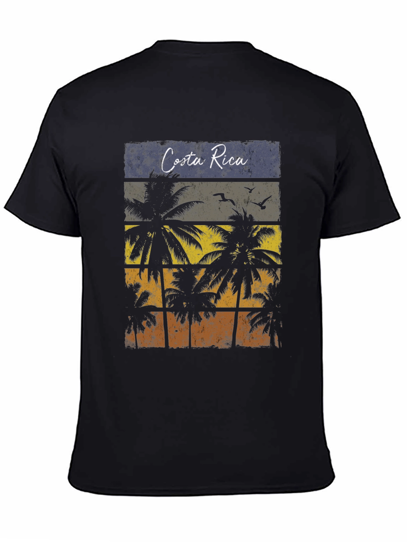 Costa Rica Palms Retro T-Shirt
