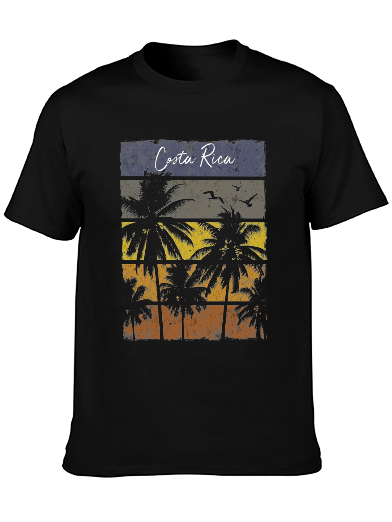 Costa Rica Palms Retro T-Shirt