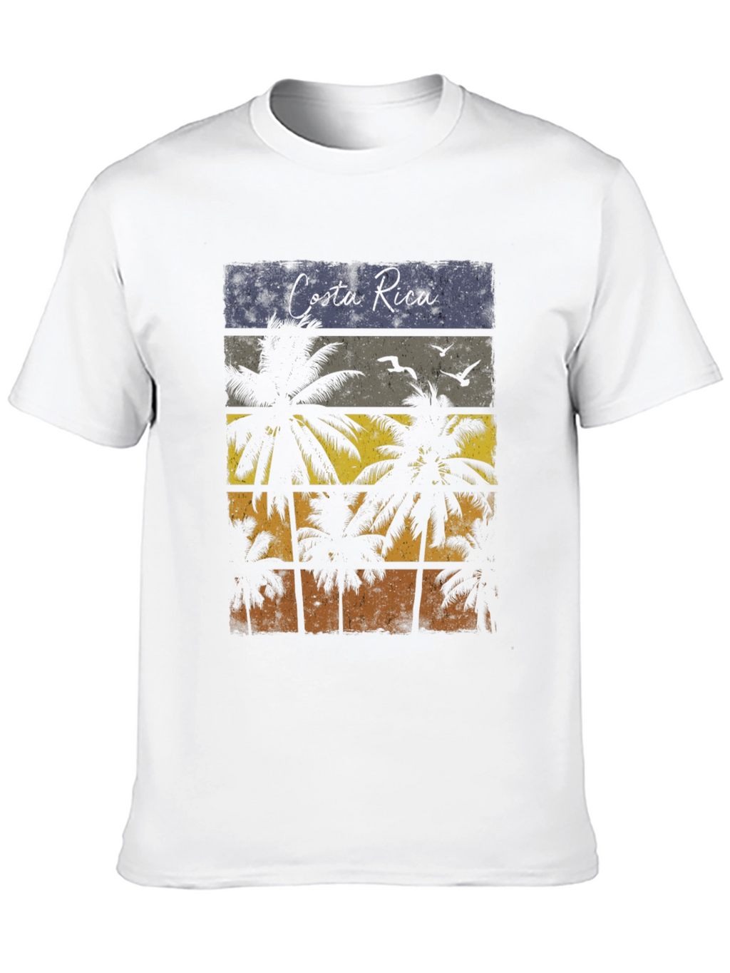 Costa Rica Palms Retro T-Shirt