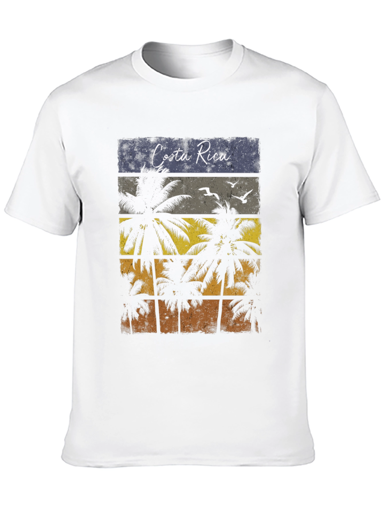 Costa Rica Palms Retro T-Shirt