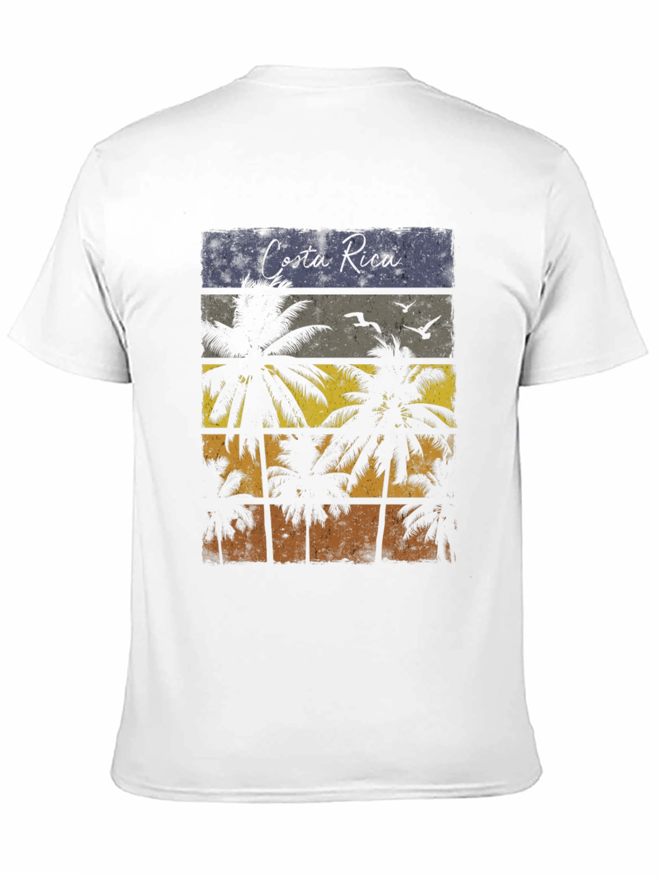 Costa Rica Palms Retro T-Shirt