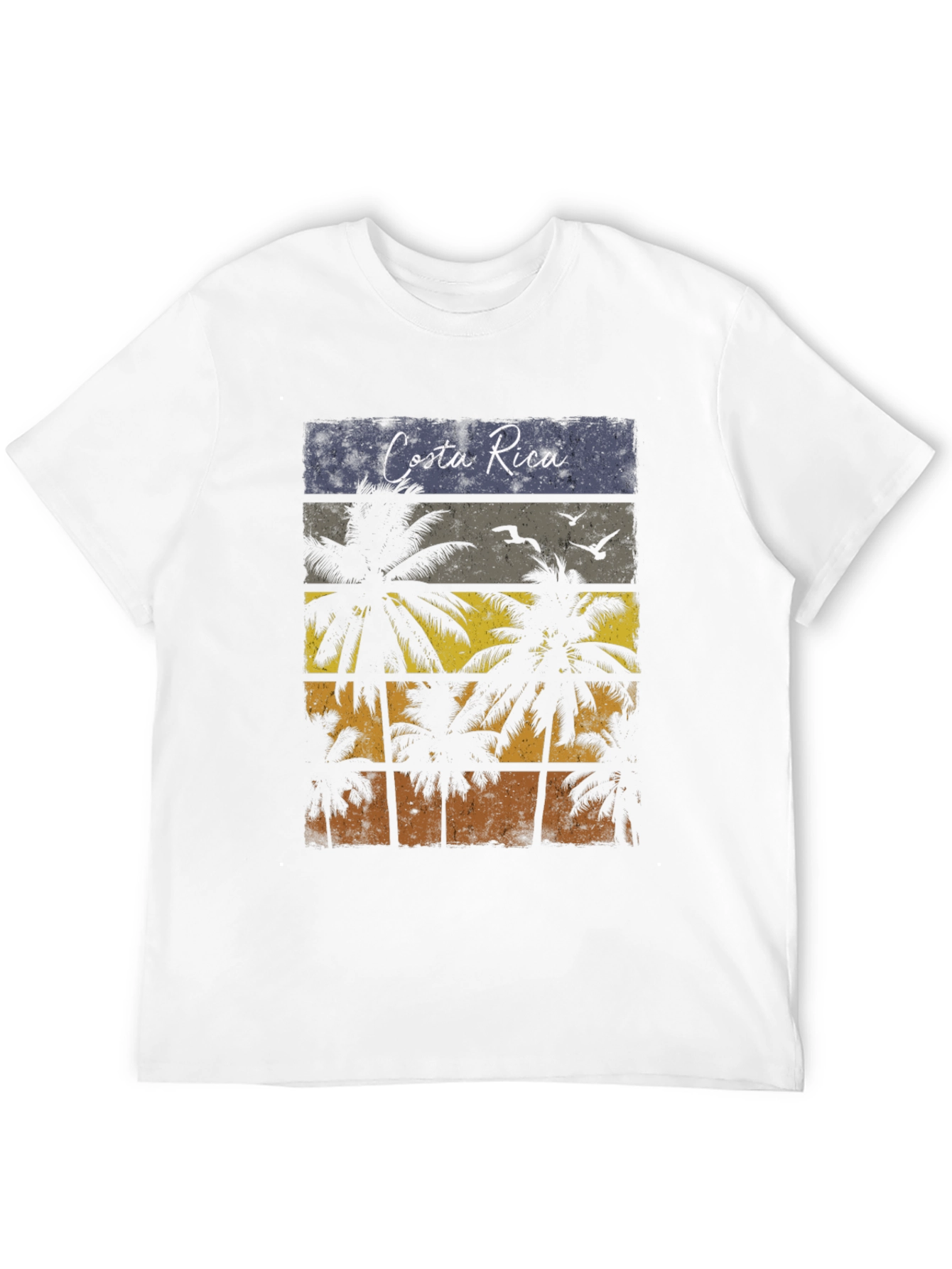 Costa Rica Palms Retro T-Shirt