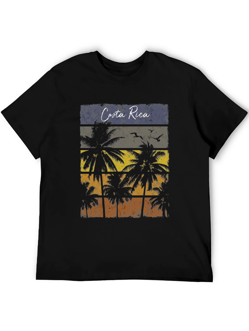 Costa Rica Palms Retro T-Shirt