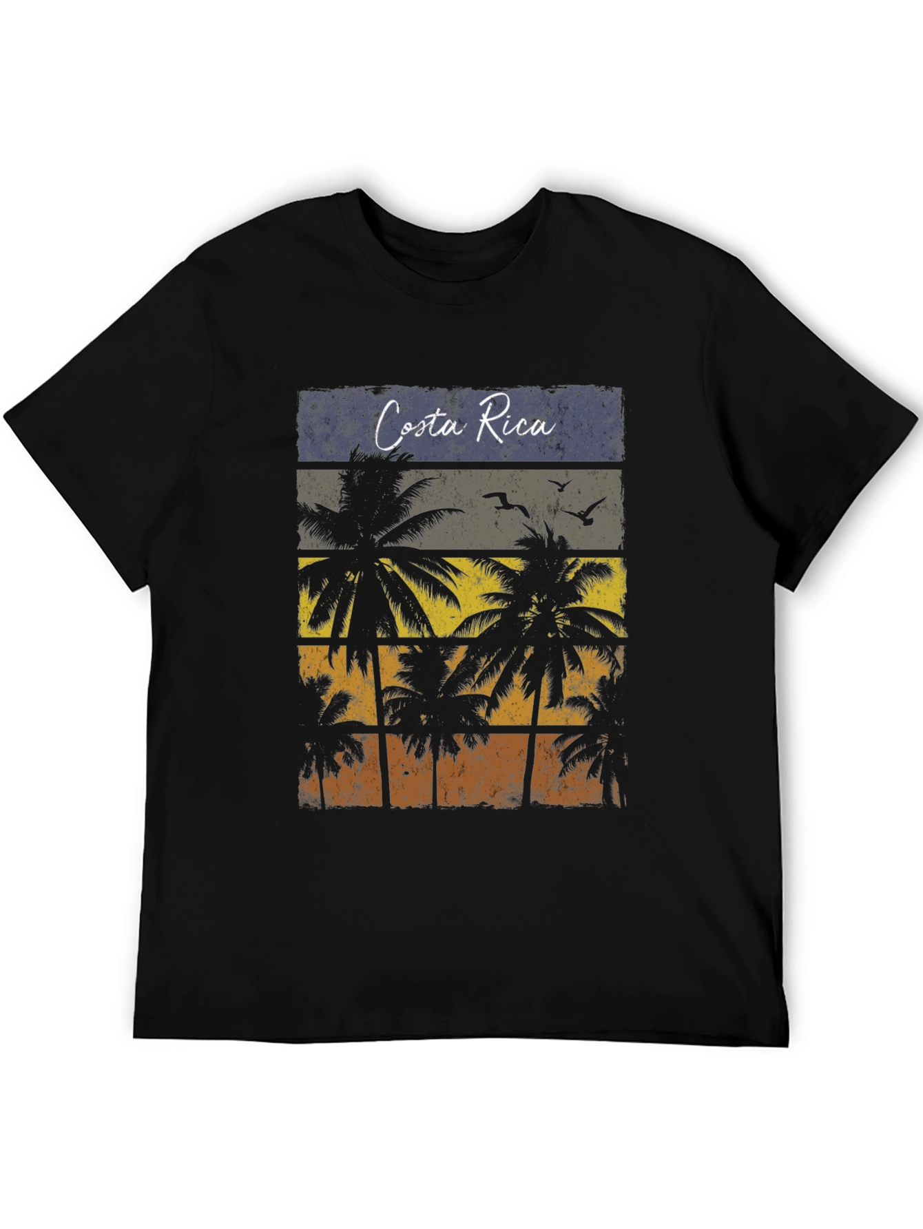 Costa Rica Palms Retro T-Shirt