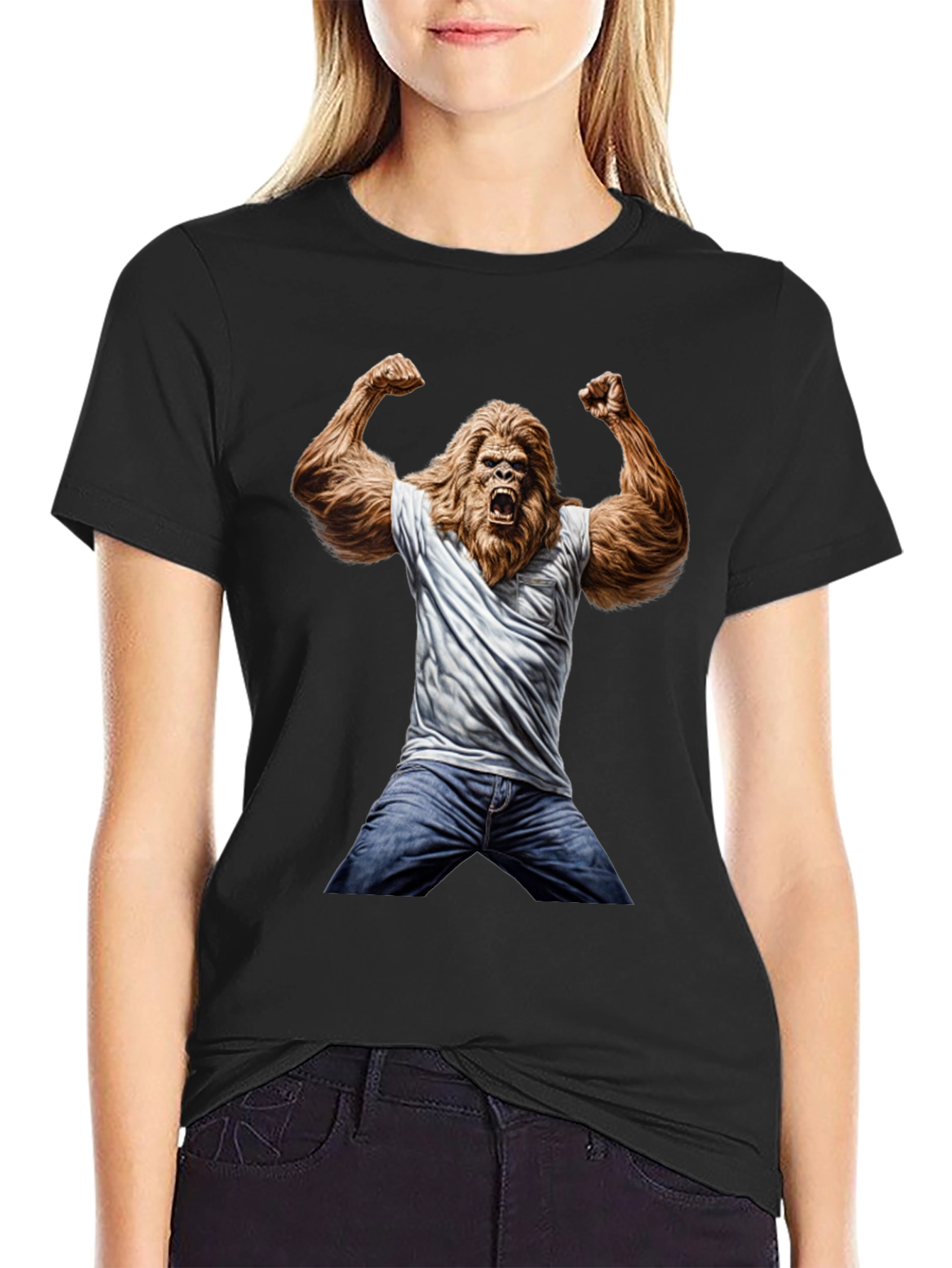 Bigfoot Graphic Tee - Funny Novelty Shirt