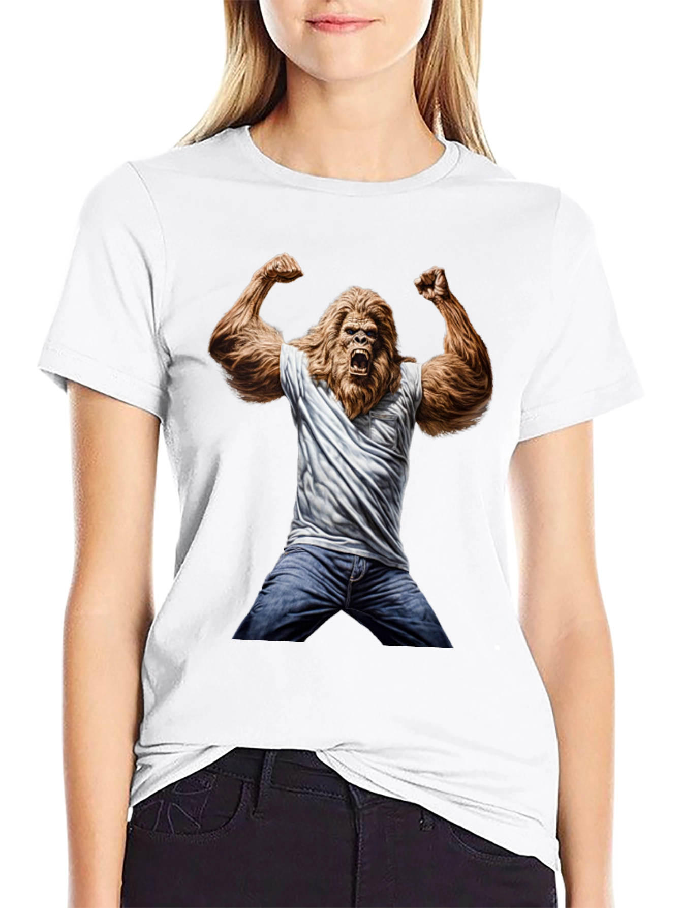 Bigfoot Graphic Tee - Funny Novelty Shirt