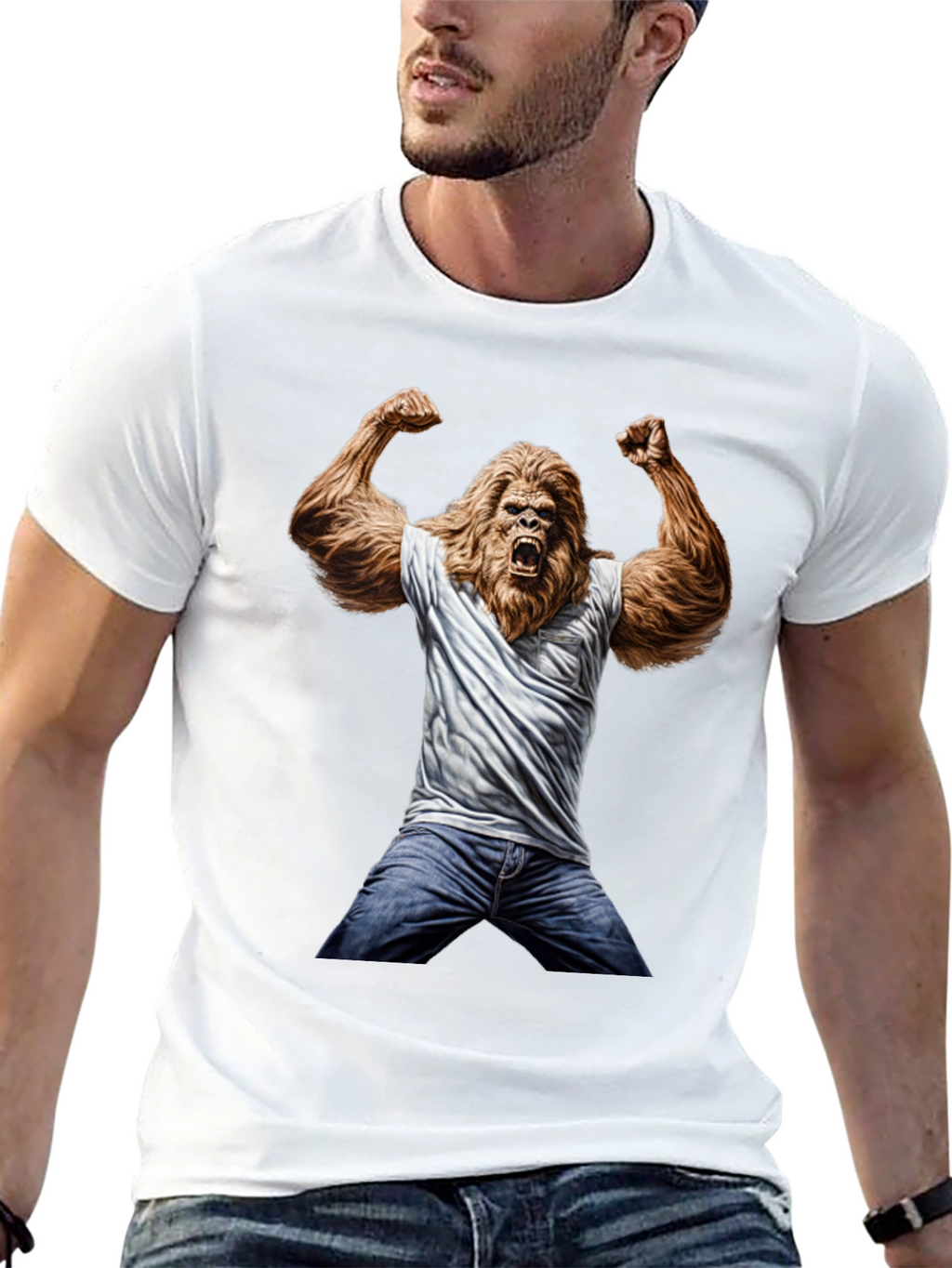 Bigfoot Graphic Tee - Funny Novelty Shirt
