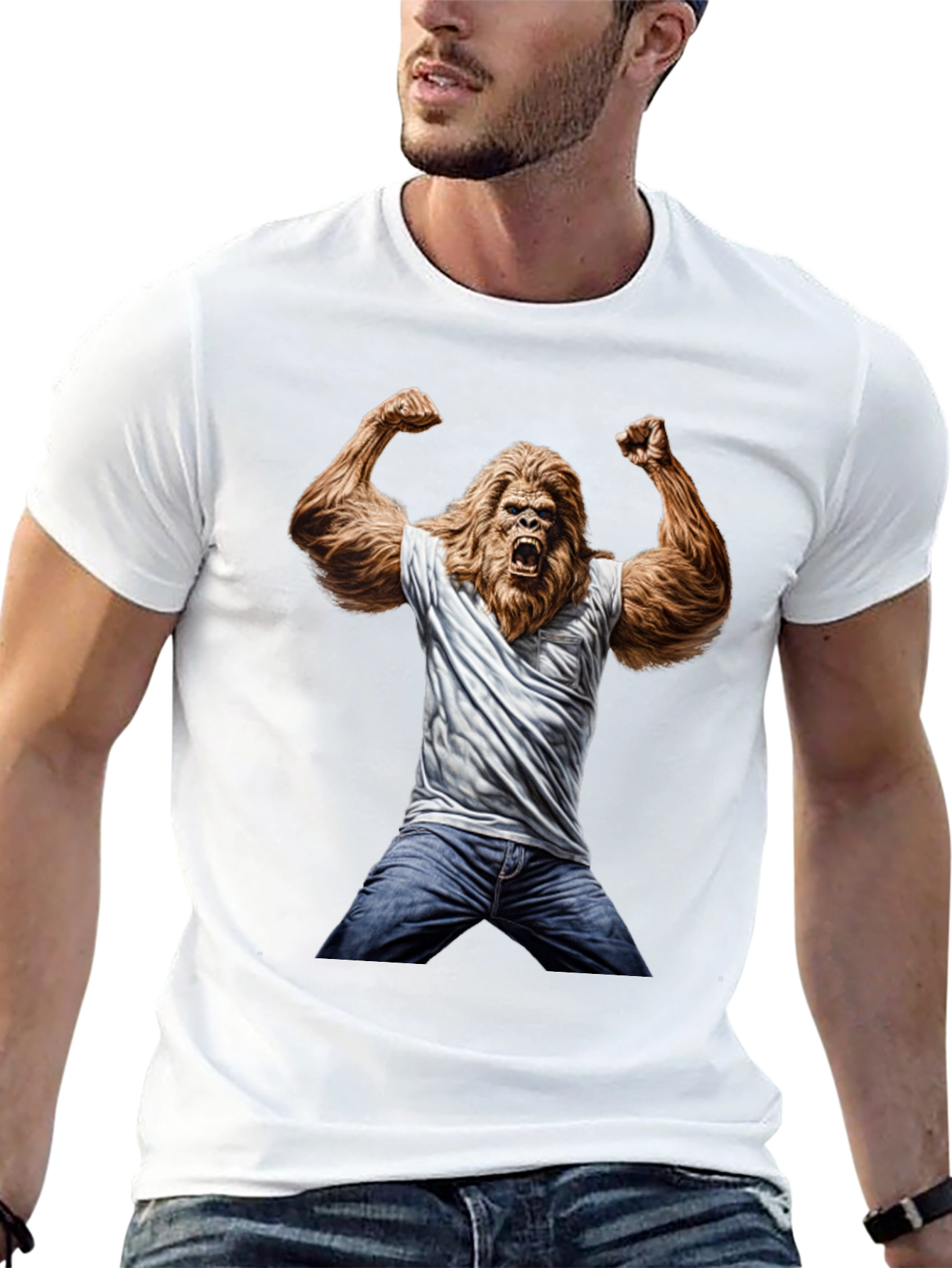Bigfoot Graphic Tee - Funny Novelty Shirt