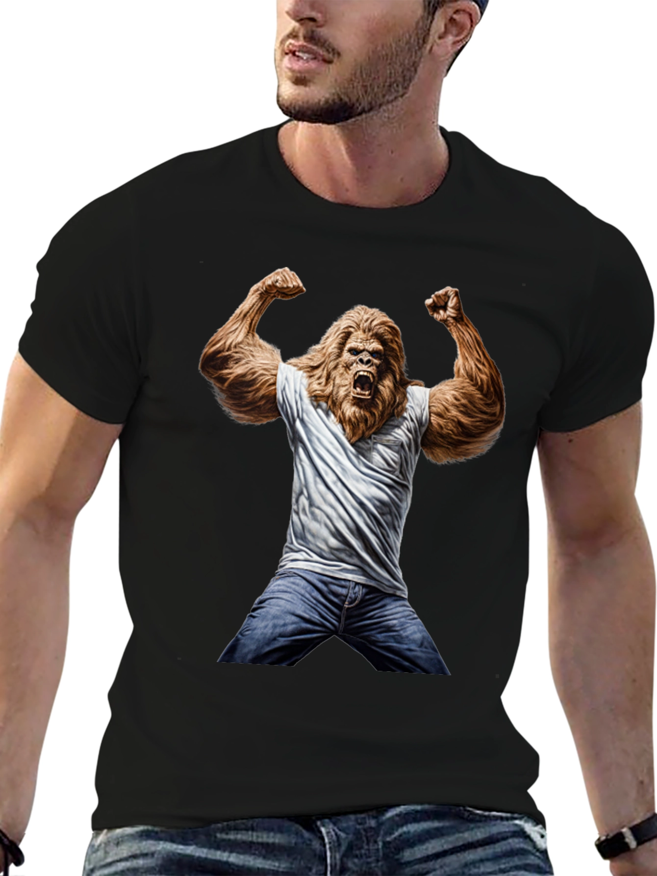 Bigfoot Graphic Tee - Funny Novelty Shirt
