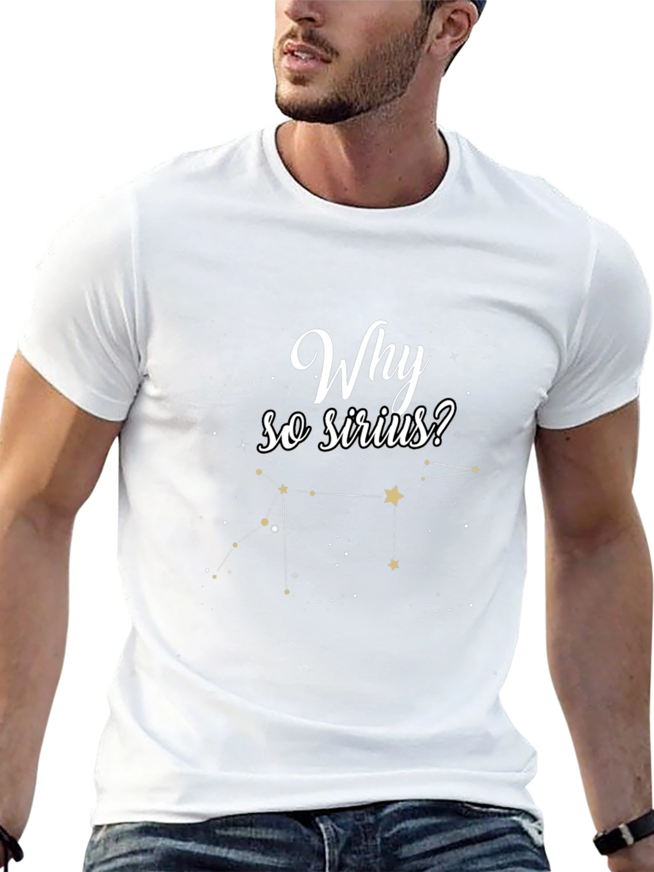 Why So Sirius? Black Graphic Tee