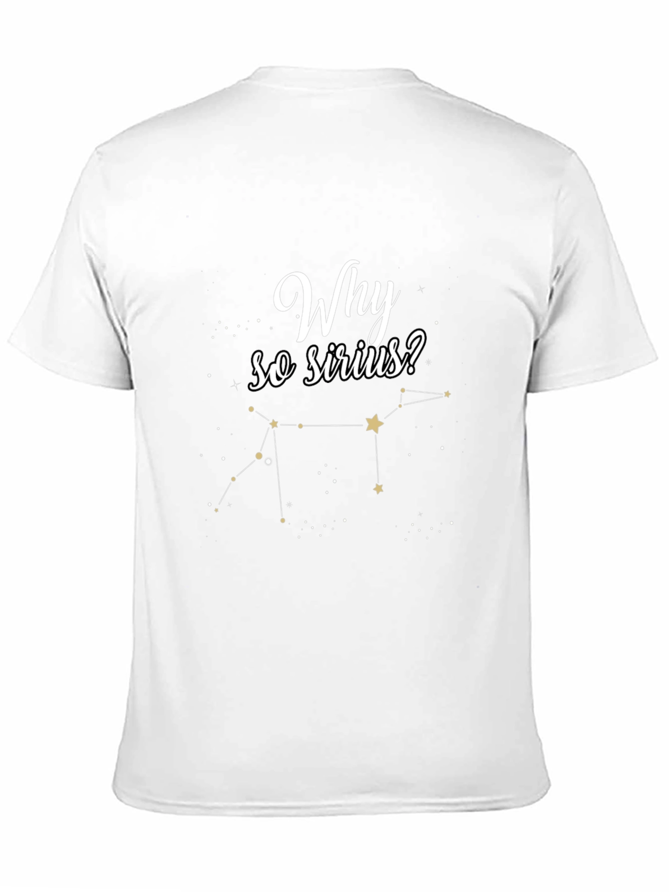 Why So Sirius? Black Graphic Tee