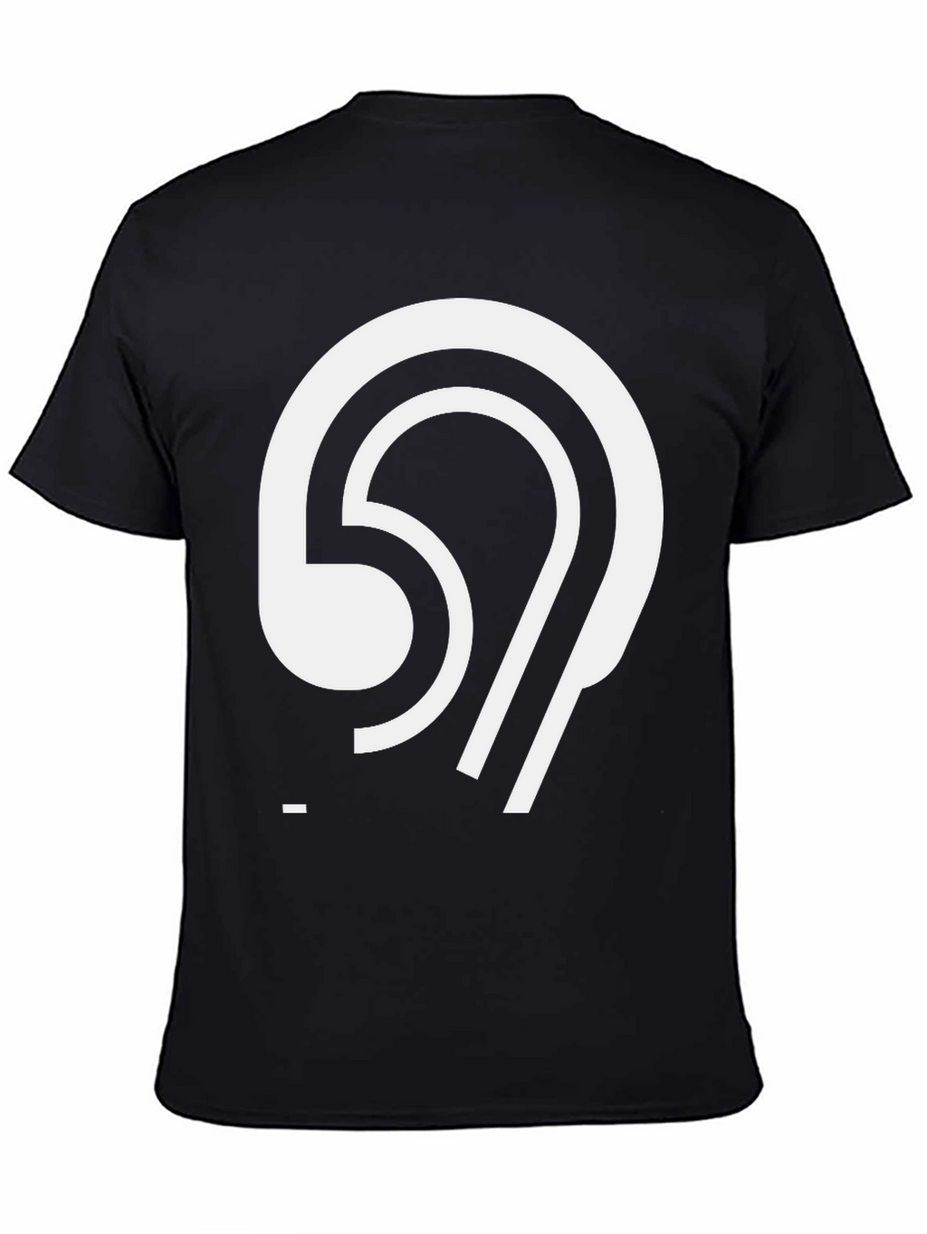 Abstract Graphic Tee - Modern Black T-Shirt