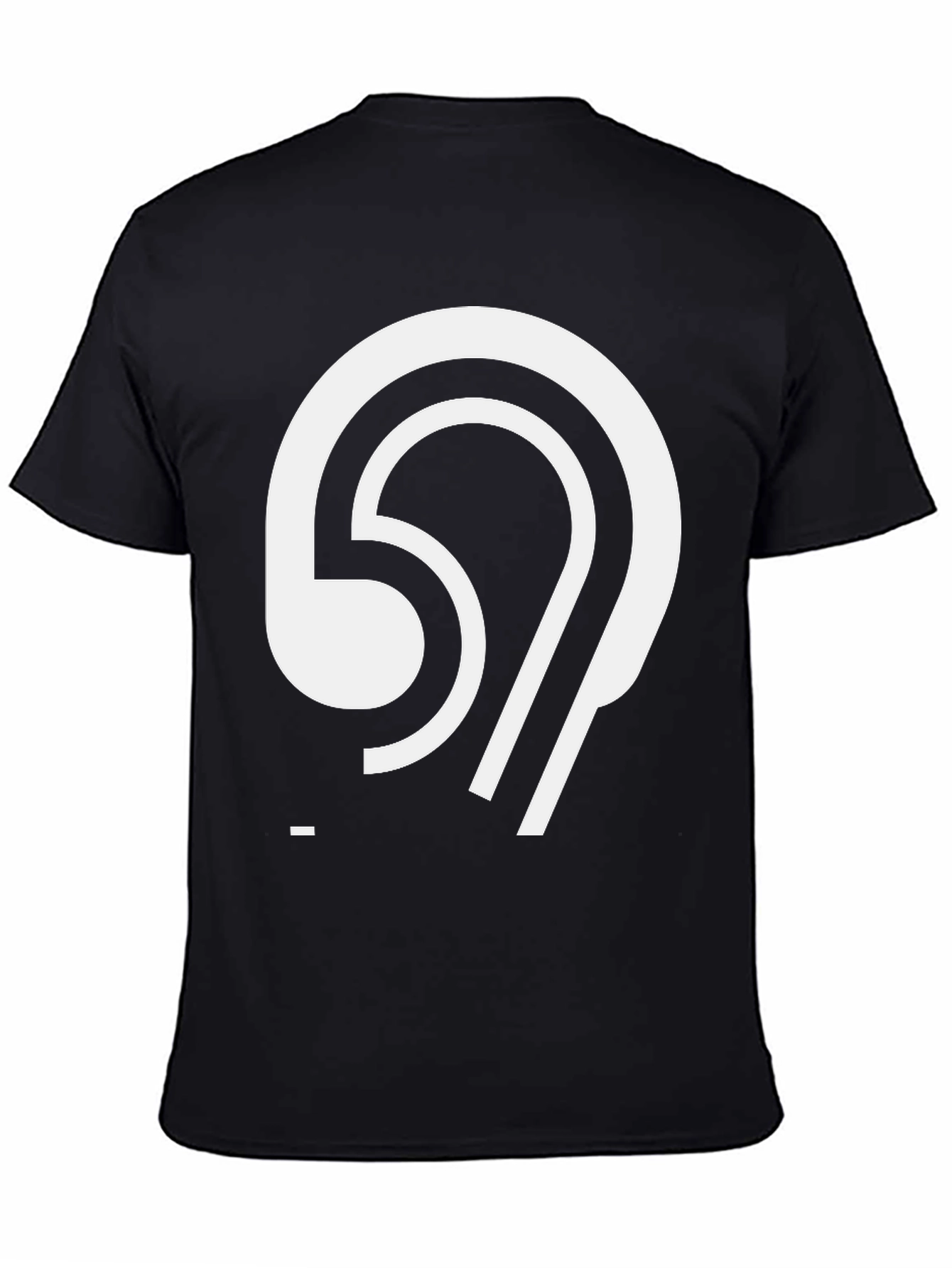 Abstract Graphic Tee - Modern Black T-Shirt