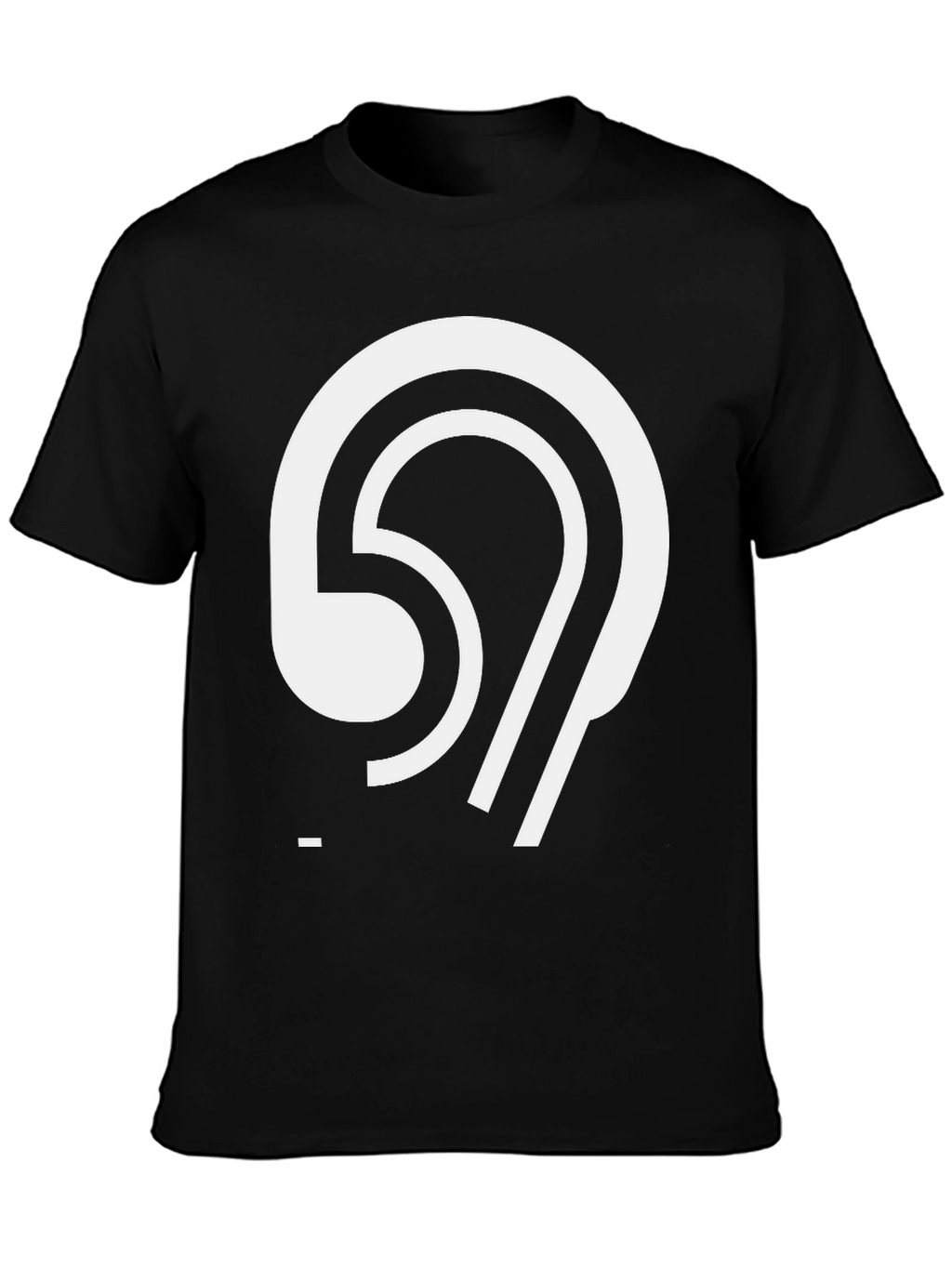 Abstract Graphic Tee - Modern Black T-Shirt