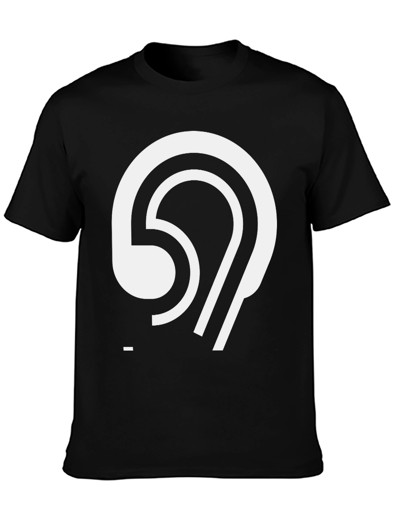 Abstract Graphic Tee - Modern Black T-Shirt