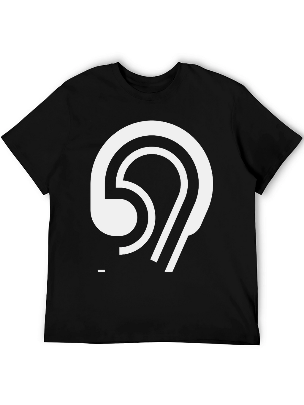 Abstract Graphic Tee - Modern Black T-Shirt