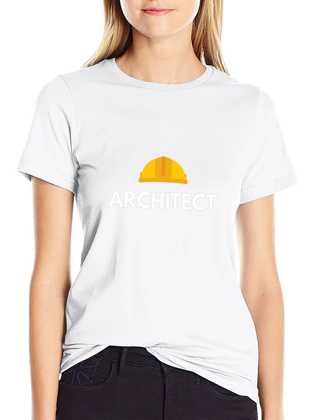 Architect T-Shirt - Construction Hard Hat Design