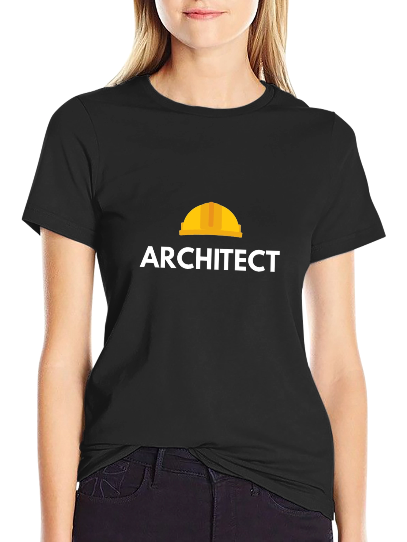 Architect T-Shirt - Construction Hard Hat Design