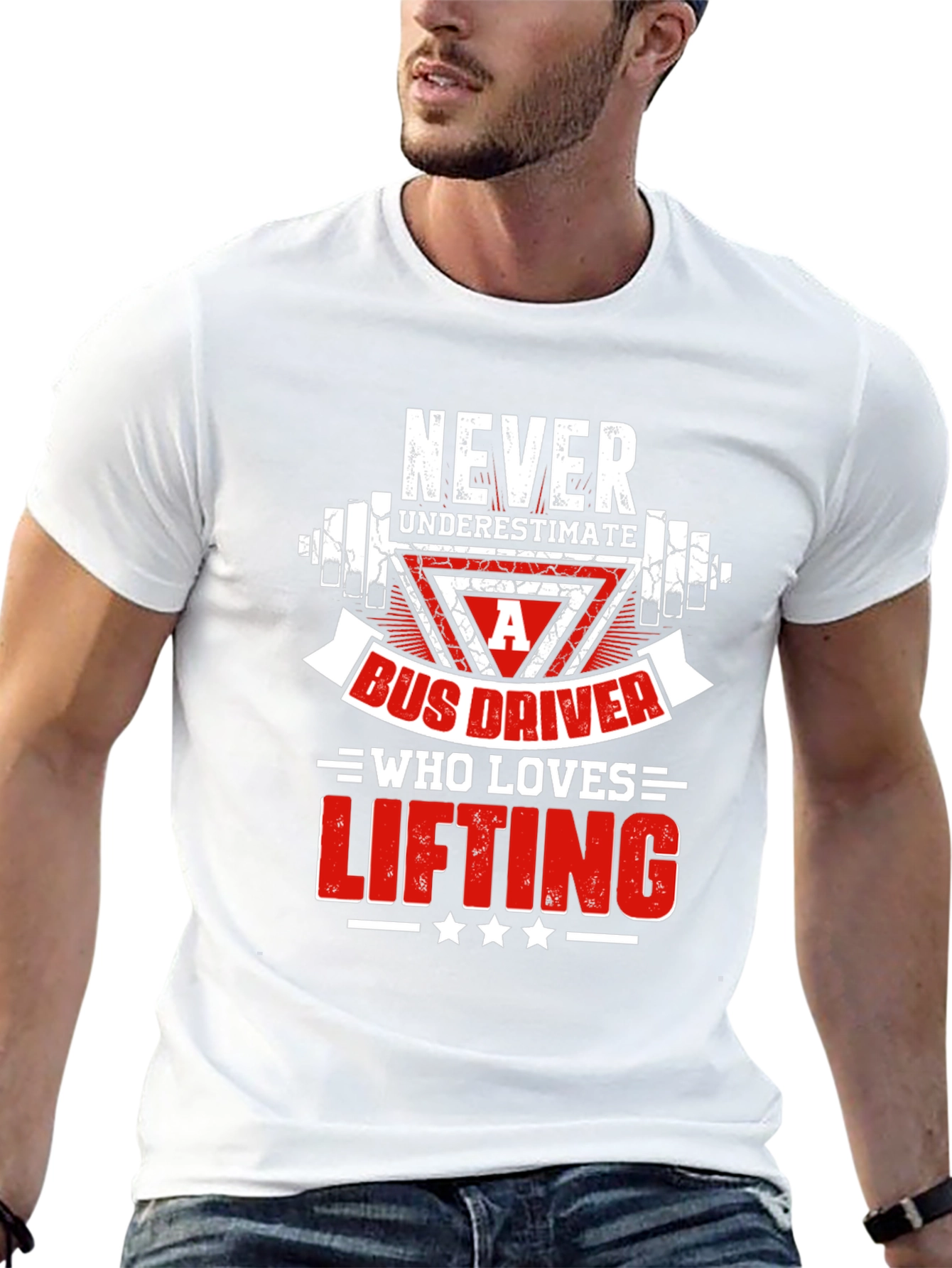 Bus Driver Lifting T-Shirt - Gym Humor Tee