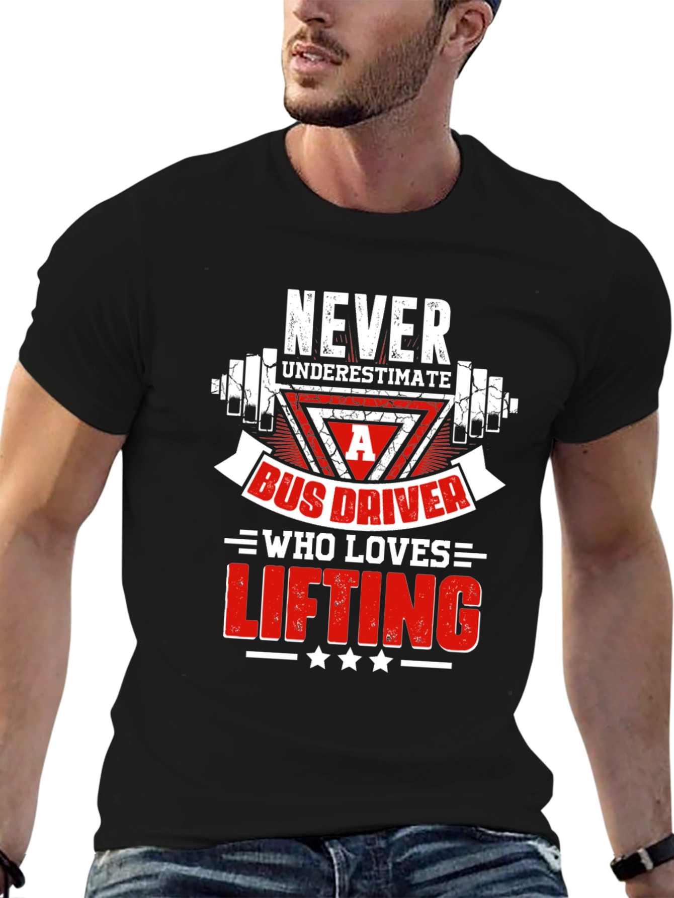 Bus Driver Lifting T-Shirt - Gym Humor Tee
