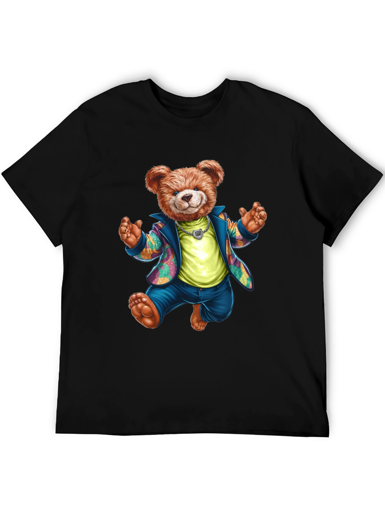 Cool Teddy Bear Graphic Tee - Stylish & Fun!