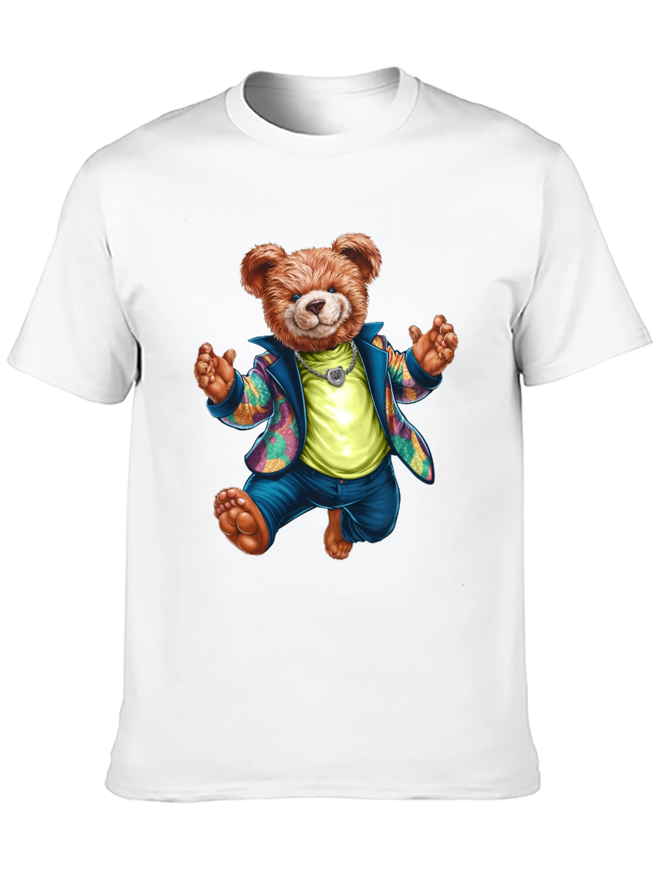 Cool Teddy Bear Graphic Tee - Stylish & Fun!