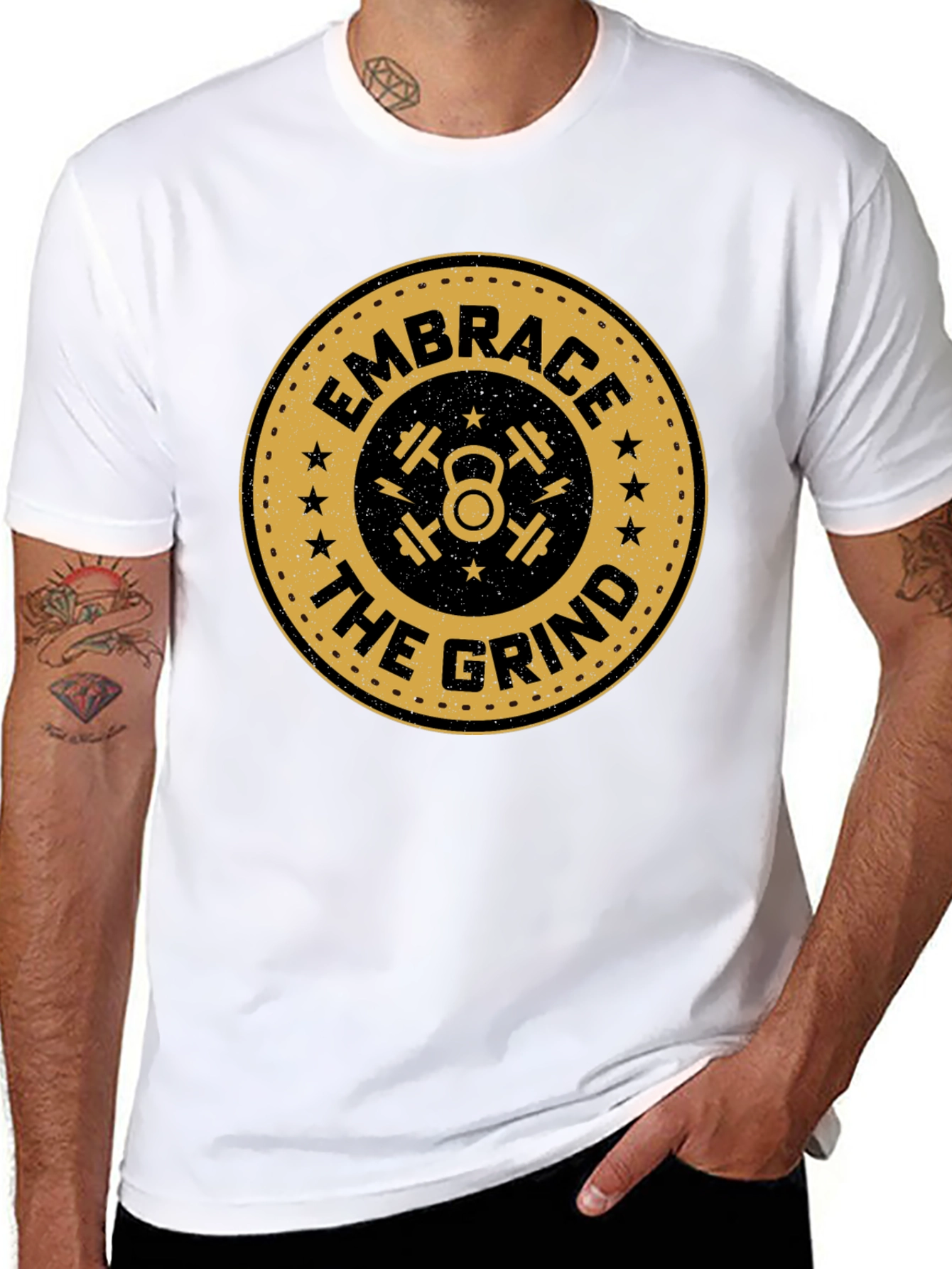 Embrace the Grind T-Shirt | Gym Motivation