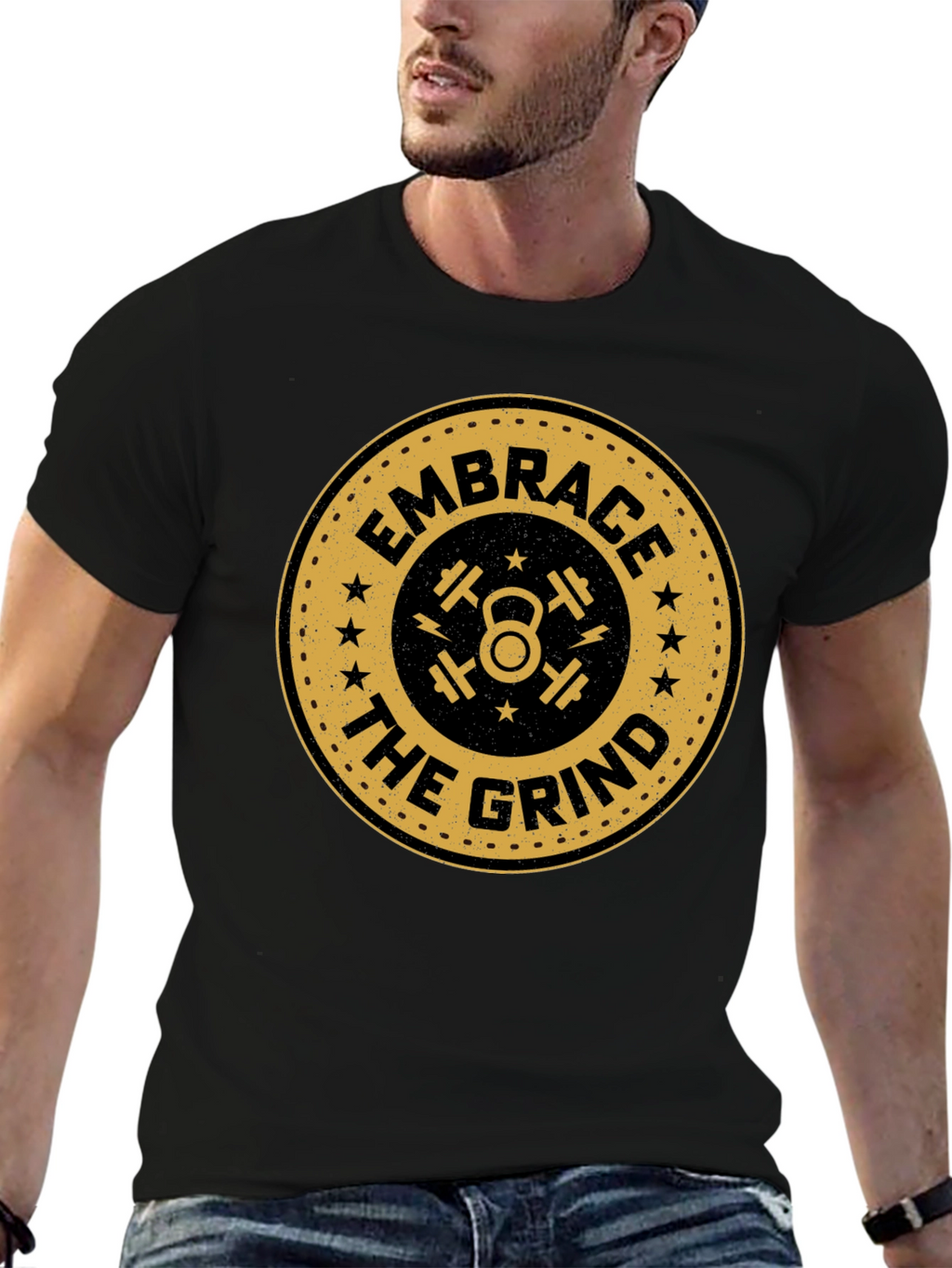 Embrace the Grind T-Shirt | Gym Motivation