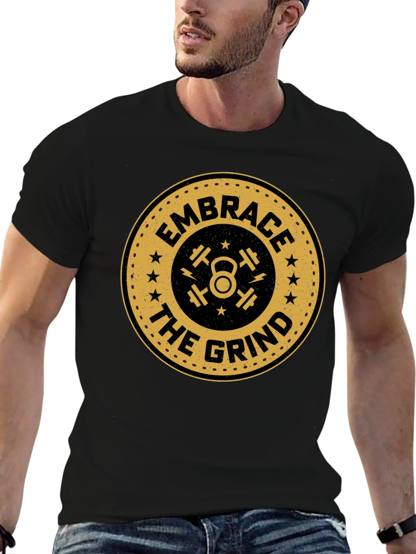 Embrace the Grind T-Shirt | Gym Motivation