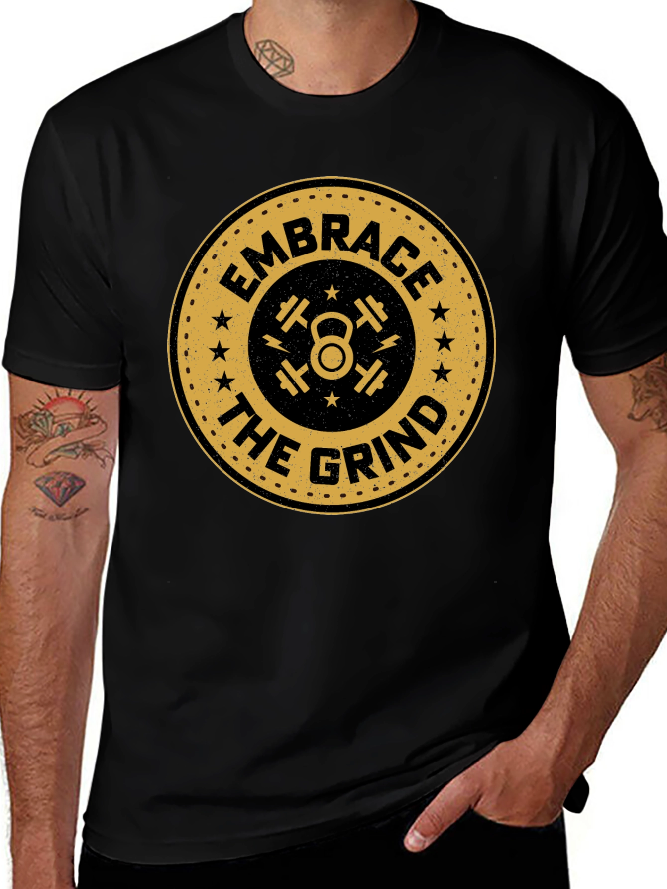 Embrace the Grind T-Shirt | Gym Motivation