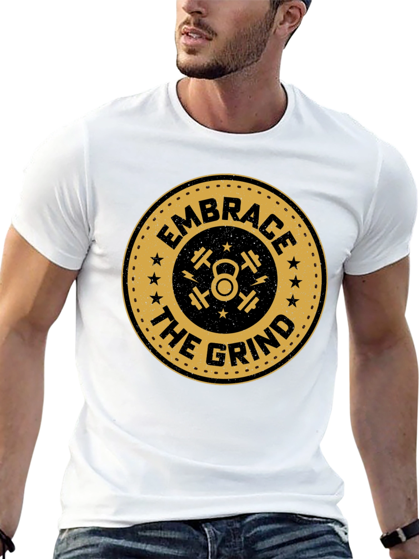 Embrace the Grind T-Shirt | Gym Motivation