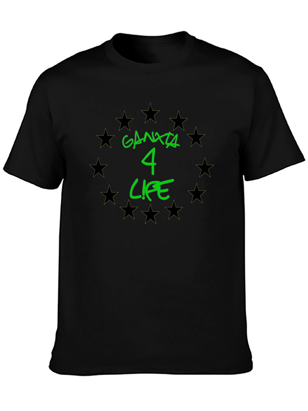 Ganxta 4 Life Graphic Tee - Black