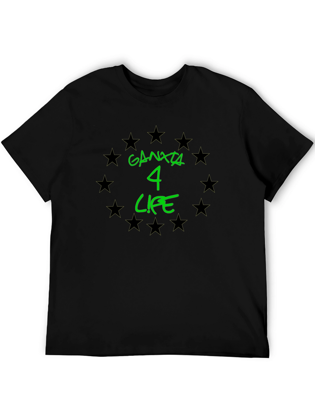 Ganxta 4 Life Graphic Tee - Black