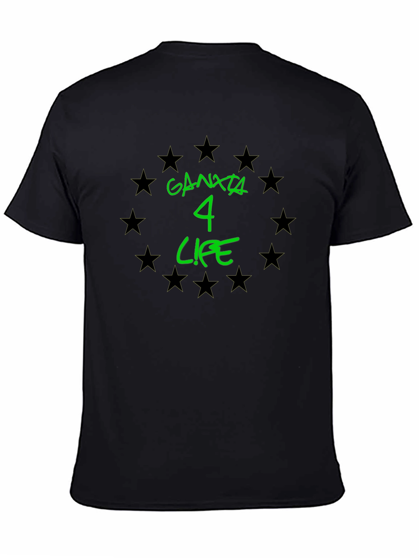Ganxta 4 Life Graphic Tee - Black